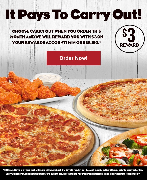 Carry Out & Get Paid! $3 Reward
